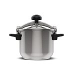 Cocotte faitout marmite - taurus - autocuiseur classic moments - 6l - acier inoxydable - tous feux