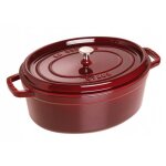 Cocotte - staub - ovale grenadine 31cm - 550l - �maill�e - compatible induction - lave - vaisselle