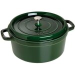 Cocotte en fonte émaillée ronde staub basilic - ? Cocotte en fonte émaillée ronde staub basilic - ?
