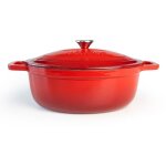 Cocotte fonte Émaillée veohome ovale 6l faitout ultra résistantmarmite compatible induction - gaz - four ... Cocotte fonte Émaillée veohome ovale 6l faitout ultra résistantmarmite compatible induction - gaz - four ...