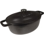 Cocotte en fonte Émaillée veohome ovale noir mat 6l ø 32cm faitout ultra résistant marmite compatible ... Cocotte en fonte Émaillée veohome ovale noir mat 6l ø 32cm faitout ultra résistant marmite compatible ...