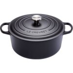 Cocotte en fonte ronde noire - le creuset 26cm Cocotte en fonte ronde noire - le creuset 26cm