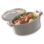 Cocotte ovale avec couvercle belle cuisine l135 x lg122 x h80 mm. 45cl