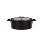 Cocotte ovale - livoo - mep129n - 45 l - fonte émaillée - couvercle avec picots - tous feux - 29 x 22 ... Cocotte ovale - livoo - mep129n - 45 l - fonte émaillée - couvercle avec picots - tous feux - 29 x 22 ...