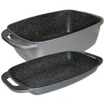 Stoneline® cocotte xxl 40 x 22 cm - avec couvercle en fonte daluminium utilisable comme plat à four - ... Stoneline® cocotte xxl 40 x 22 cm - avec couvercle en fonte daluminium utilisable comme plat à four - ...