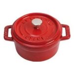 Cocotte - staub - cocotte ronde � picots - 18 cm - 1. 70 litre - rouge cerise