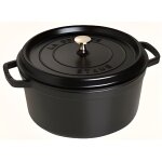 Cocotte ronde à picots 30 cm - 8. 35 litres noir Cocotte ronde à picots 30 cm - 8. 35 litres noir