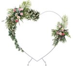 Coeur en métal arche - arceau de mariage fleur porte - ballon fond de fête décoration de fête Coeur en métal arche - arceau de mariage fleur porte - ballon fond de fête décoration de fête