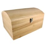 Coffre en bois couvercle bomb a 35 x 25 x 195 cm