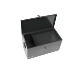 Coffre de chantier - sori - cr670 - 670x350x350 mm - gris ral7021 - sans plateau