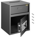 Coffre - fort électronique numérique de sécurité - vevor - avec fente de dépôt - acier au carbone - noir ... Coffre - fort électronique numérique de sécurité - vevor - avec fente de dépôt - acier au carbone - noir ...