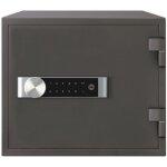 Coffre - fort ignifuge yale � serrure �lectronique - format domestique h. 35 x l. 41 x p. 36 cm (19 l) ...