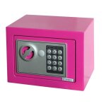 Coffre - fort - ss0721e - serrure �lectronique - 170x230x170mm - capacit� 5l - couleur rose