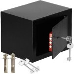 Coffre - fort springos en acier haute scurit  cl 17x17x23 cm