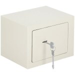 Coffre - fort springos en acier haute scurit stockage dargent  cl 17x17x23cm