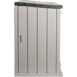 Coffre de jardin keter storer plus xl - rsine - capacit 1270l - taupe et marron