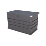 Coffre de jardin mtal anthracite 300 l