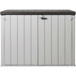 Coffre de jardin - toomax - storaway plus 2xl - rsine - capacit 2270l - taupe et marron
