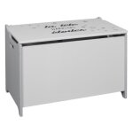 Coffre � jouets t�te dans les �toiles 60cm gris