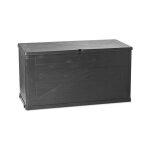 Coffre de rangement - multibox wood - 420 l - gris anthracite - résistant aux intempéries - anti - uv ... Coffre de rangement - multibox wood - 420 l - gris anthracite - résistant aux intempéries - anti - uv ...