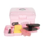 Coffre de pansage complet pour cheval harrys horse - roze - tu
