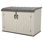 Coffre de rangement - lifetime - 1911x108x1322 cm - 21m3 - hdpe - rsistant aux intempries