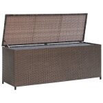 Coffre de rangement - vidaxl - 42499 - résine tressée - 120x50x60 cm - résistant aux intempéries Coffre de rangement - vidaxl - 42499 - résine tressée - 120x50x60 cm - résistant aux intempéries