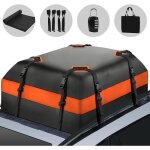Coffre de toitcar rooftop cargo 15 pieds cubes pour toutes les voitures avec / sans porte - bagages 1 ...