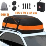 Coffre de toit voiture - 425l / 15 pieds cubes - 900d tissu d?oxford - sac de toit voiture pour voyage ... Coffre de toit voiture - 425l / 15 pieds cubes - 900d tissu d?oxford - sac de toit voiture pour voyage ...
