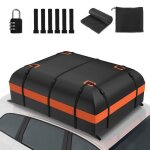Coffre de toit voiture pour voyage �tanche de 600 l - 130 x 100 x 45 cm - sac de toit r�sistant aux intemp�rie ...