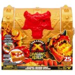 Coffre aux tr�sors dragons realm - moose toys - tresor x - coffre interactif avec figurines et tr�sors ...