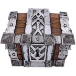 Coffre au tr�sor - nemesis now - world of warcraft - r�sine - 105 cm - argent� / marron