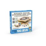 Coffret 100 jeux junior en bois - smir - modle 527600 - bleu