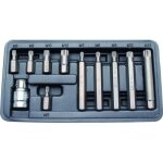 Coffret de 11 pices embouts xzn ou spline - m5  m12