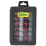 Coffret de 12 fraises carbure dfoneuse q8 - tivoly - outillage - filaire - electrique - bois