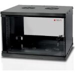 Coffret 19 6u noir mural fixe profondeur 320 mm