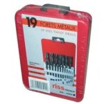 Coffret de 19 forets hss lamins - d: 1  10 mm