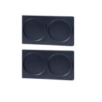 Coffret de 2 plaques pancakes - gaufrier croque - monsieur - (62061)