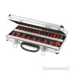 Coffret de 24 fraises  dfoncer carbure de tun?