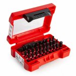 Coffret embouts shockwave - milwaukee - 4932464240 - 32 pi�ces - acier sp�cial - r�sistance � lusure