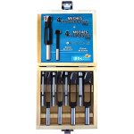 M�ches � bouchonner et � fa�onner pour bois - leman - coffret 4 m�ches hss