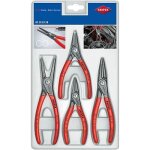 Coffret de pinces � circlips - knipex - 4 pi�ces - acier � ressort - manches anti - glissants - noir