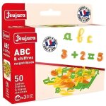Coffret 50 lettres cursives chiffres et signes aimantes - abc alphabet & chiffres - jeujura - tableau ...