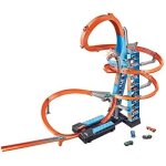 Coffret jouet - hot wheels - altitude crash - loopings - propulseur - 3 ans et plus