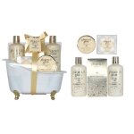 Coffret de bain - gloss - vanille tilleul - 8 pi�ces - bien - �tre - mixte