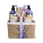 Coffret de bain - gloss - lavande - gel douche 230ml - bain moussant 230ml - sels de bain 100g