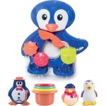 Coffret de bain pingouin - ludi - jouet de bain avec ventouses et accessoires sensoriels - mixte - ds ...