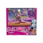 Coffret barbie gymnastique + poup�es + poutre + accessoires - poupee mannequin sport - set 22 pieces ...