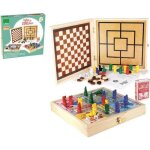 Coffret en bois de 100 jeux - vilac - mixte - enfant - 5 ans et plus - 100 min - 2 joueurs ou plus - ...