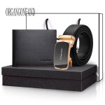 Coffret cadeau lgant hommes ceinture portefeuille costume vacances petit ami cadeaux - or &noir